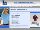 Website Snapshot of Teta Activewear By Custom Sportswear, LLC
