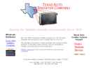 Website Snapshot of Texas Auto Radiator Co Inc