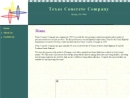 Website Snapshot of TEXAS CONCRETE COMPANY