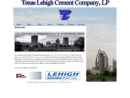 Website Snapshot of Texas-Lehigh Cement Co. (H Q)