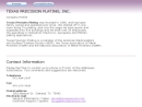 Website Snapshot of Texas Precision Plating, Inc.