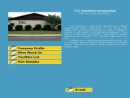 Website Snapshot of T. G. Industries, Inc.