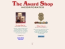 Website Snapshot of THE AWARD SHOP