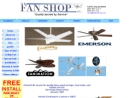 Website Snapshot of THE FAN SHOP INC
