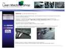 Website Snapshot of LEAN MACHINE SHOP, LLC, THE