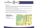 Website Snapshot of The Resource Link
