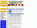 Website Snapshot of Procurement Partners International, Inc.