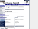 Website Snapshot of Toccoa Record, Inc., The