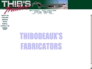 Website Snapshot of THIBODEAUX'S FABRICATORS, INC