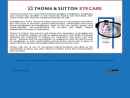 Website Snapshot of Thoma & Sutton Eyecare Professionals