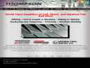Website Snapshot of Thompson Steel Co Inc