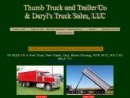 Website Snapshot of Thumb Truck Equipment, Inc.