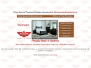 Website Snapshot of Thunderbird Furniture