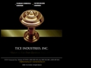 Website Snapshot of Tice Industries, Inc.