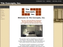 Website Snapshot of TILE CONCEPTS INC