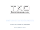 Website Snapshot of TKO ELECTRONICS INC