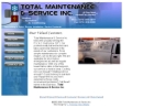 Website Snapshot of Total Maintenance & Service, Inc.