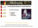Website Snapshot of Machining Center, The