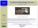Website Snapshot of Technical Machining Services, Inc.