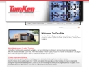 Website Snapshot of Tomken Tool & Engineering