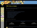 Website Snapshot of TPC Wire & Cable Government