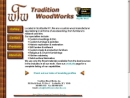 Website Snapshot of Tradition Woodworks, Inc.
