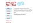 Website Snapshot of TRANSCRIPTION AMERICA