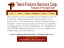 Website Snapshot of TRANS-PACKERS SERVICE CORPORATION