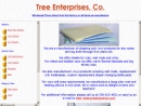 Website Snapshot of Tree Enterprises
