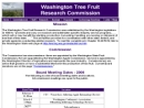 Website Snapshot of WASHINGTON STATE TREE FRUIT RESEACH COMMISSON INC