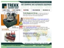 Website Snapshot of Trekk Equipment Group