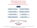 Website Snapshot of Tricor Industries, Inc.