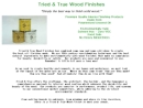 Website Snapshot of Tried & True Wood Finishes