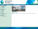 Website Snapshot of Matheson Tri-Gas, Inc.