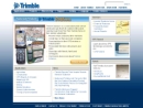 Website Snapshot of Trimble Information Services