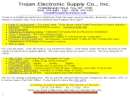 Website Snapshot of Trojan Electronic Supply Co.