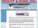 Website Snapshot of TROUTT & SONS, INC.