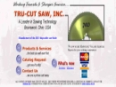 Website Snapshot of Tru-Cut Saw, Inc.