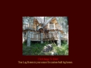 Website Snapshot of True Log Homes