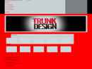 Website Snapshot of TRUNK DESIGN