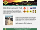 Website Snapshot of Traffic Safety Supply Co.