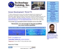 Website Snapshot of Technology Training Inc