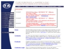 Website Snapshot of Tube Forgings Of America Inc