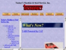 Website Snapshot of Tucker's Machine & Steel Service, Inc.