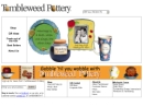 Website Snapshot of Tumbleweed Pottery