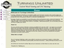 Website Snapshot of Turnings Unlimited
