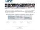 Website Snapshot of UFP Technologies