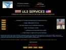 Website Snapshot of U L S SERVICES CORPORATION