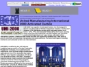 Website Snapshot of UNITED MANUFACTURING INTERNATIONAL 2000