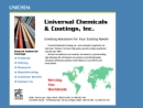 Website Snapshot of Universal Chemicals & Coatings, Inc.